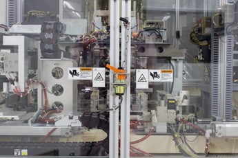 Automated Machine behind cover
